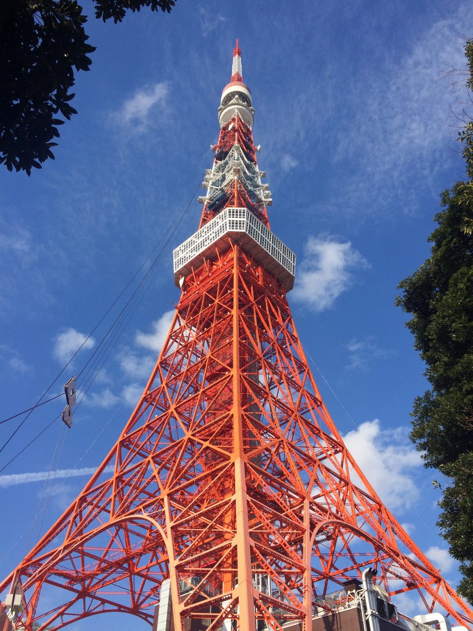 東京タワーと青空3の写真
