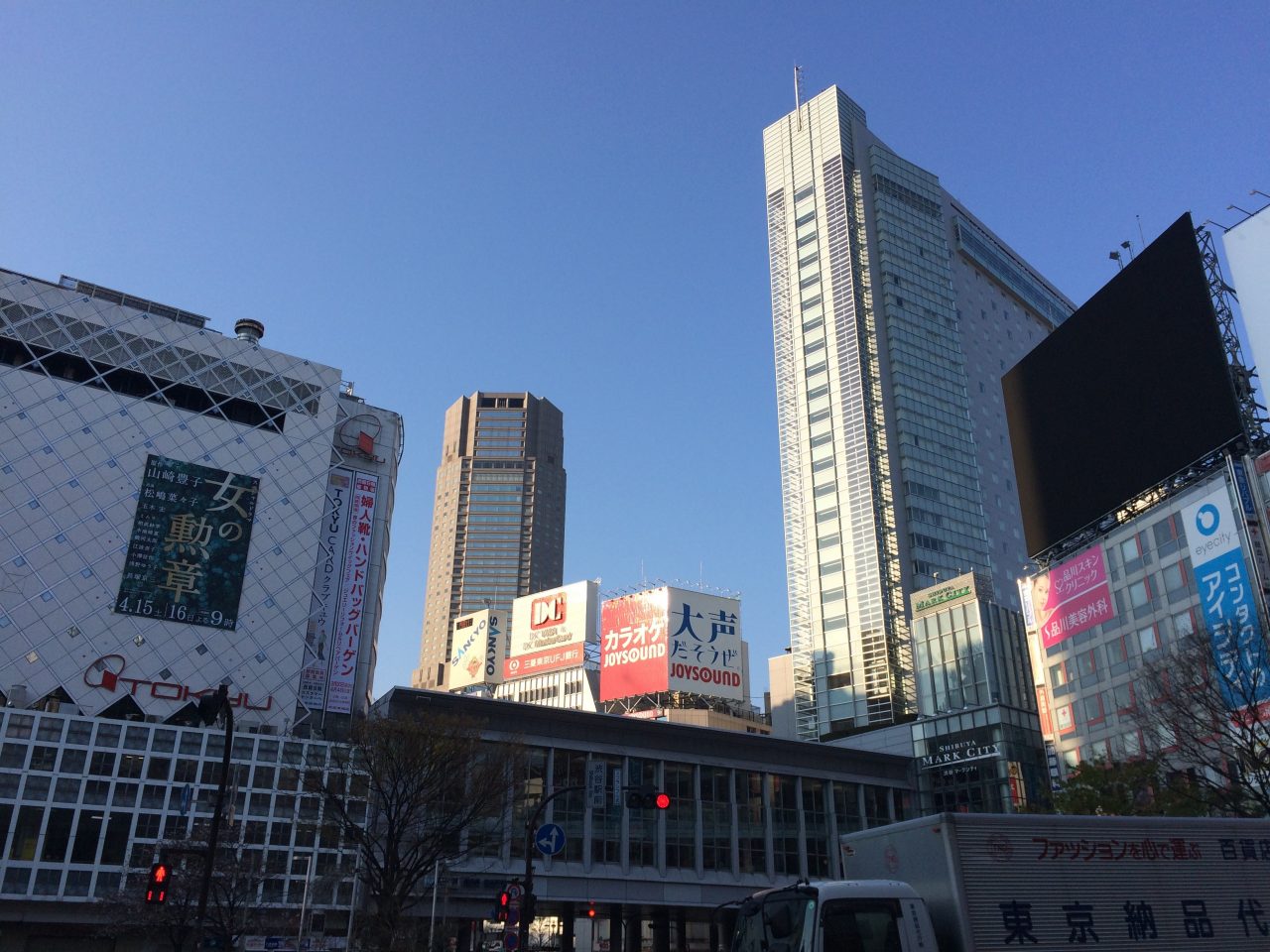 渋谷マークシティとセルリアンタワーの写真